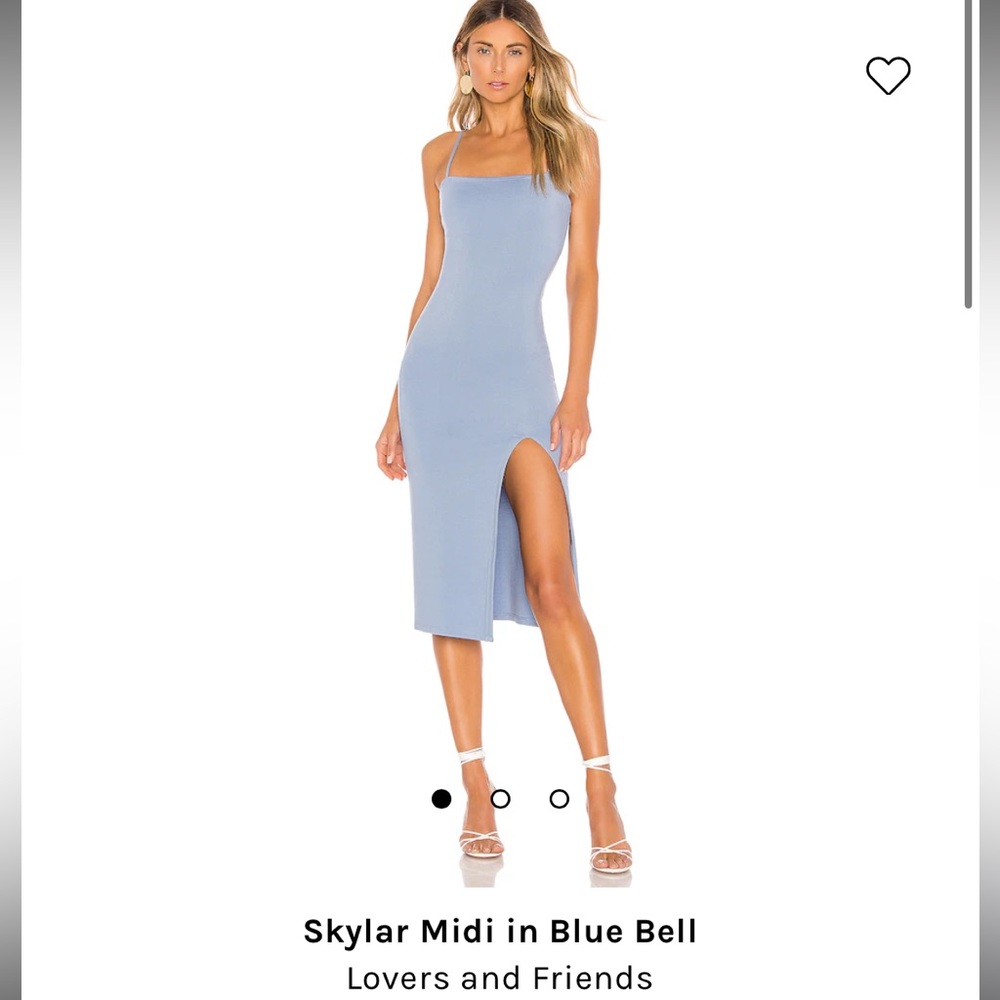 Lovers and Friends Skylar Midi in Blue Bell XL